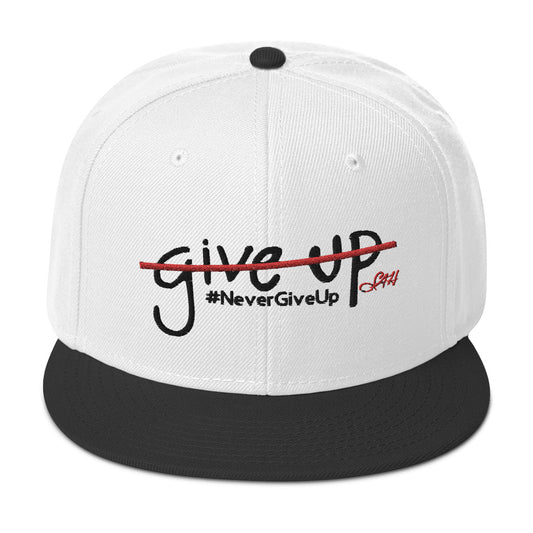 Never Give Up Snapback Hat