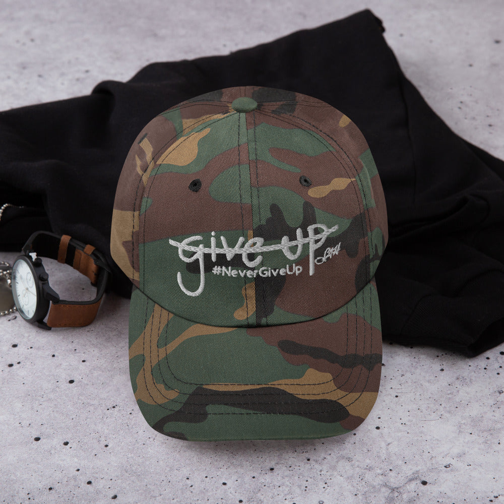 Dad Never Give Up Hat