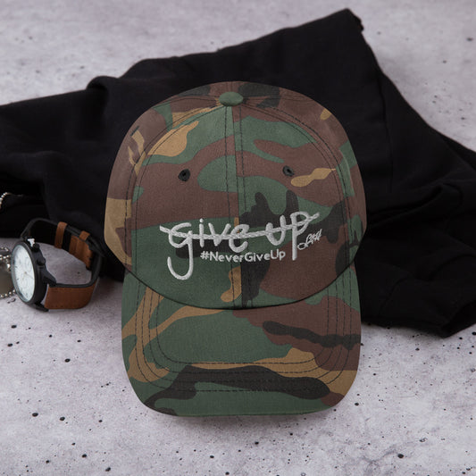 Dad Never Give Up Hat