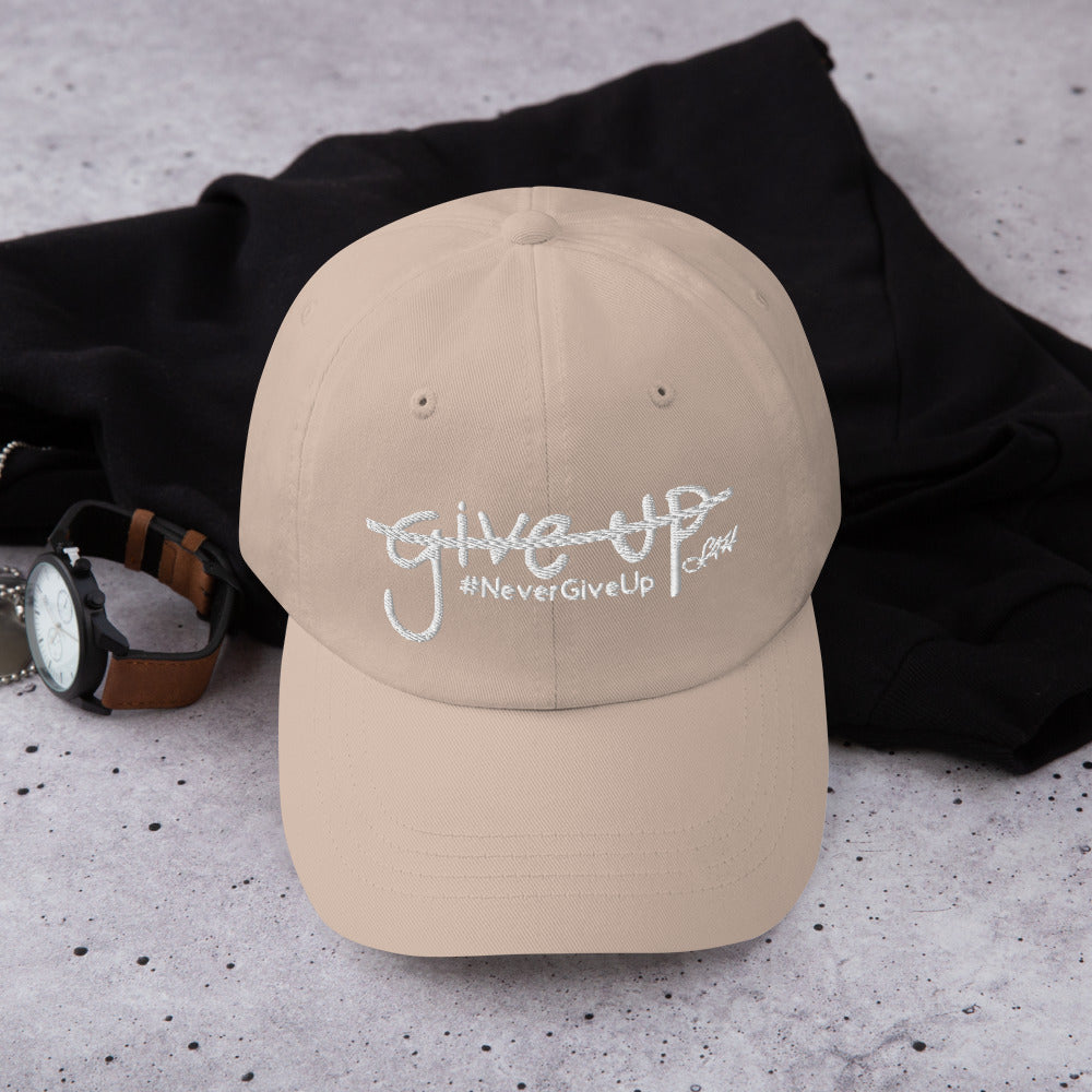 Dad Never Give Up Hat